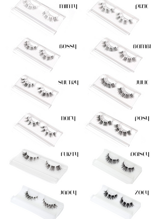 Navy Lashes | Pre-mapped